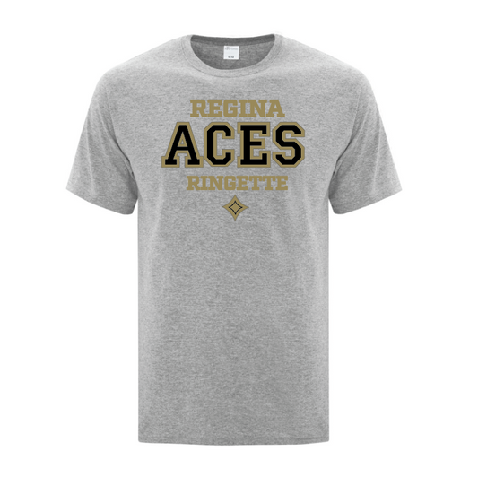 Aces Ringette - Youth and adult -  Varsity Logo - Classic Gym Tee