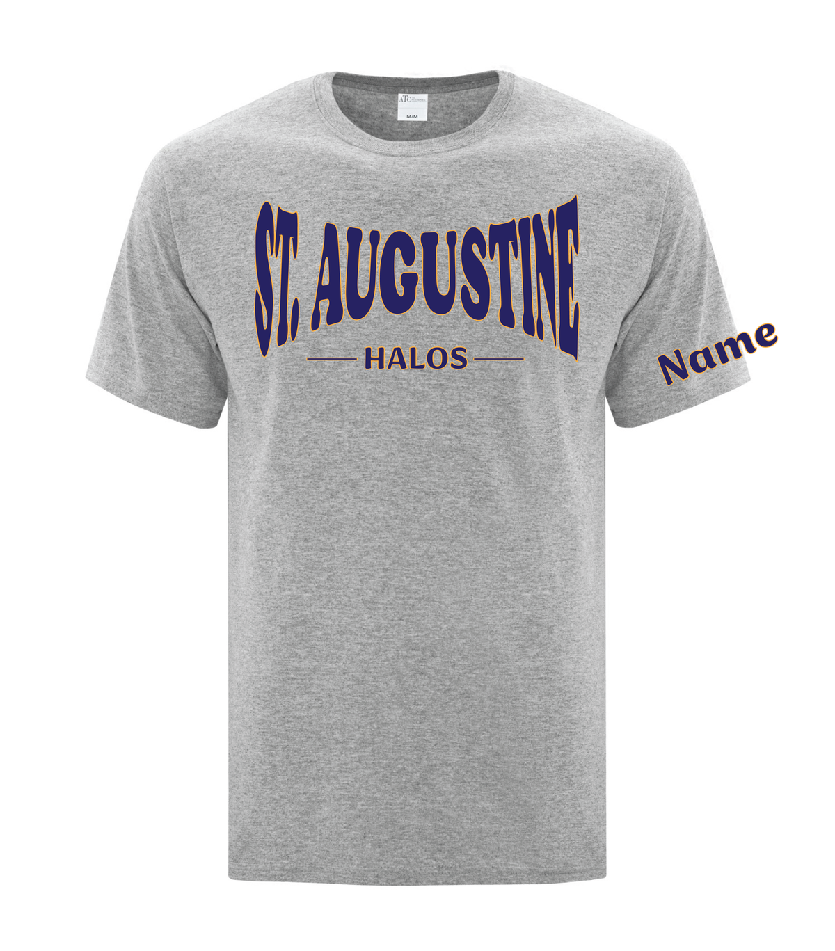 St. Augustine - Youth and adult -  Big Text - Classic Gym Tee (4 colours)