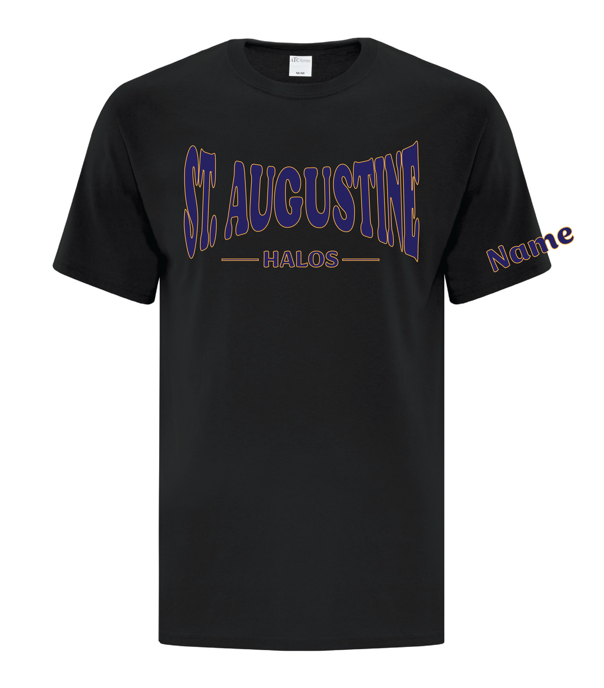 St. Augustine - Youth and adult -  Big Text - Classic Gym Tee (4 colours)