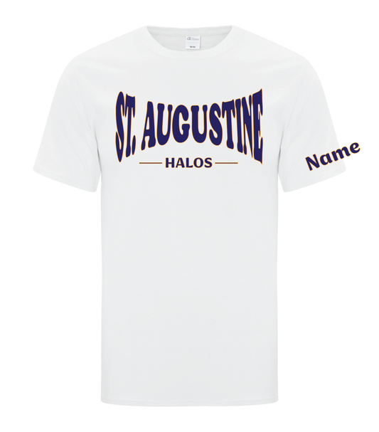 St. Augustine - Youth and adult -  Big Text - Classic Gym Tee (4 colours)