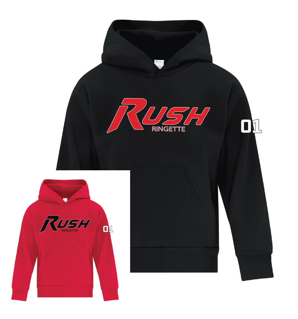 Rush U12A Youth - ATC Hoodie - Main Logo