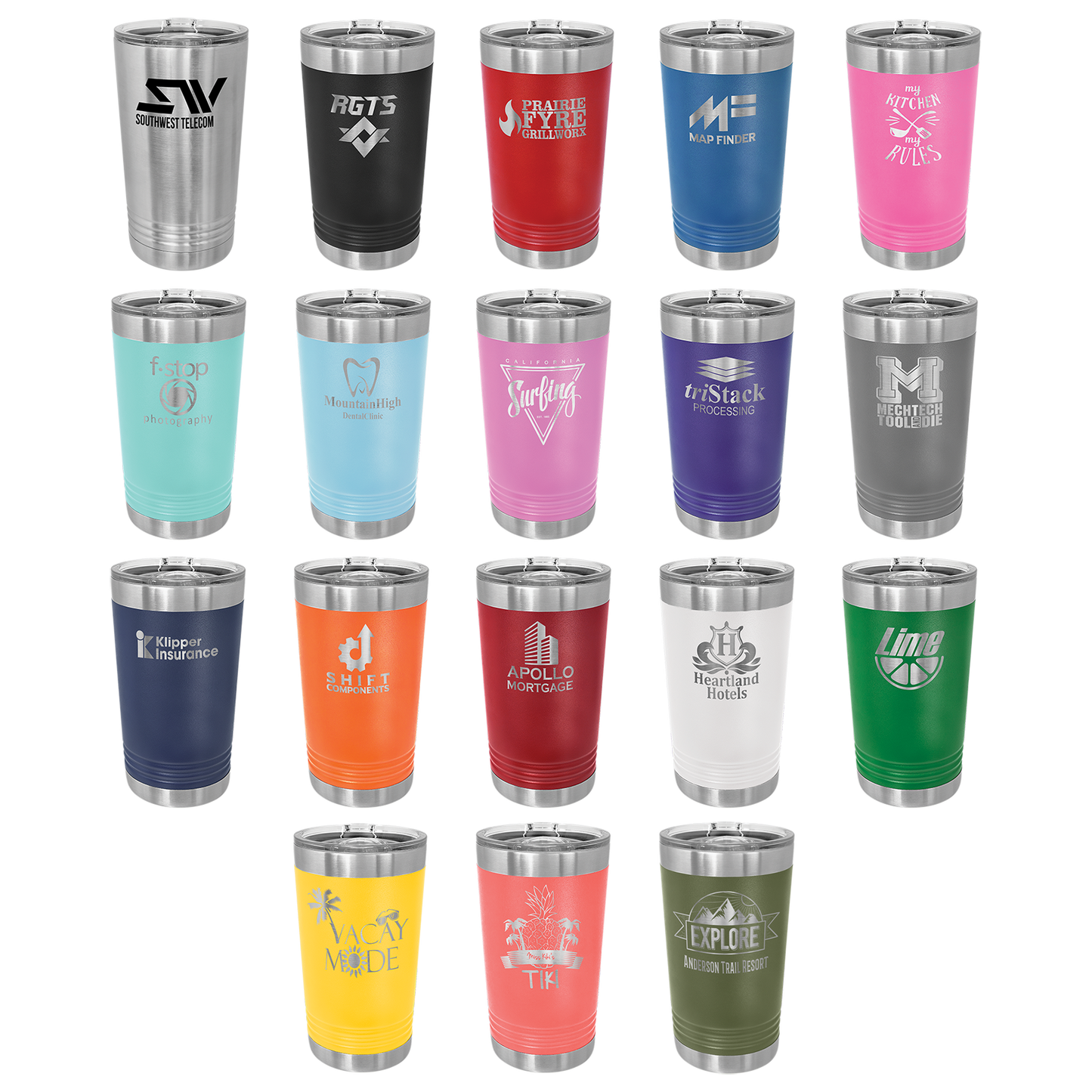 16 Oz Pint ( Over 14 Colors)